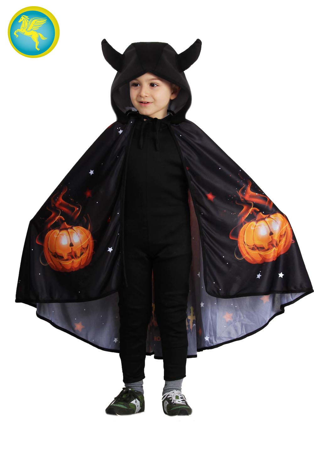 MANTELLO STAMPA HALLOWEEN 